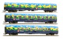 64163 Roco Set of 3 passenger cars of DB-touristik train (Set 1)